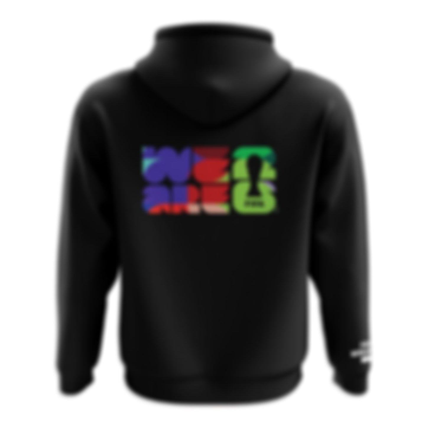 Pattern Black Hoodie - Unisex